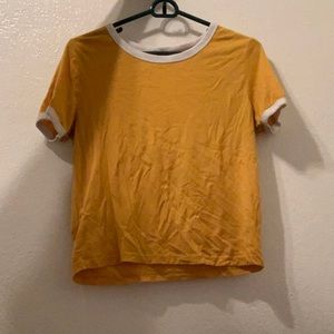 Old navy yellow shirt short sleeve size medium